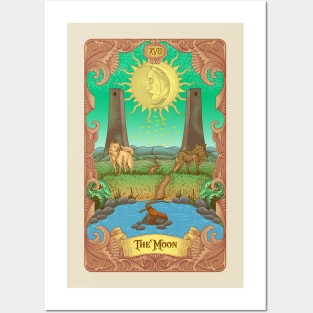 Moon Tarot Card Posters and Art
